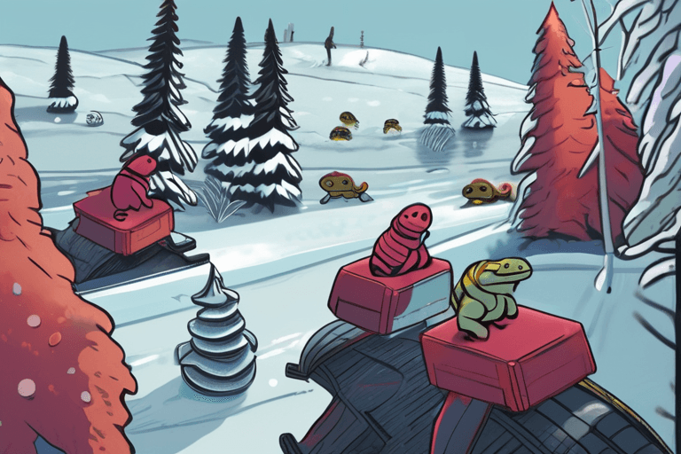 Salamanders Defy Freezing Point in Icy Winter Wonderland