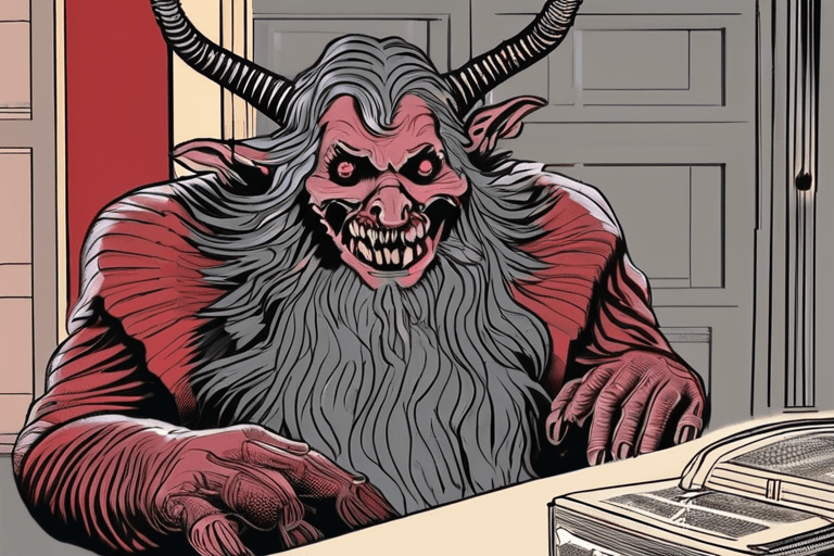 DEVELOPING: Krampus Emerges as Unlikely Solution to Overwhelming Holiday Cheer.